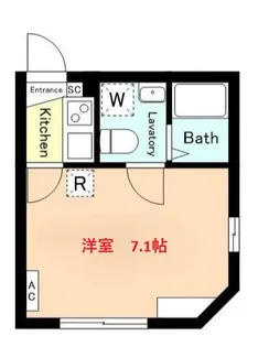東京都大田区羽田3【アパート】の間取り