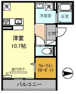 埼玉県戸田市大字新曽【アパート】の間取り