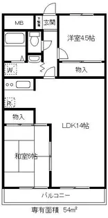 埼玉県川口市上青木4【マンション】の間取り