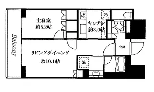 パークコート渋谷ザタワー【13階】の間取り