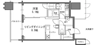 東京都文京区小石川1【マンション】の間取り
