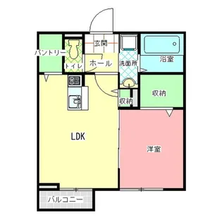 グレイス見川 C【1階】の間取り
