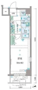 リヴシティ早稲田【7階】の間取り