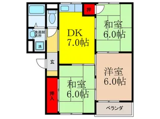 イ-ストコ-ト【3階】の間取り