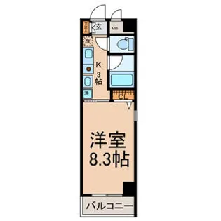愛知県名古屋市中区新栄1【マンション】の間取り