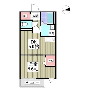 Buena casa 西千葉【1階】の間取り