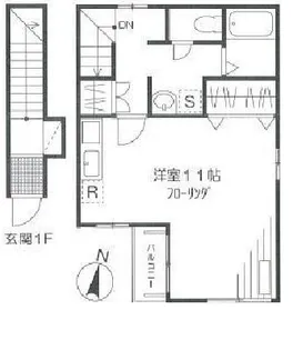 ヴィラ雅風【2階】の間取り