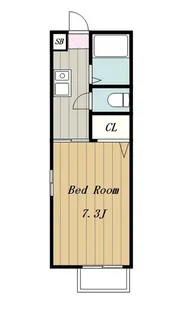 ヴィラ本厚木【2階】の間取り