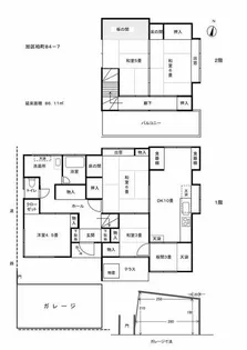神奈川県横浜市旭区柏町【一戸建】の間取り