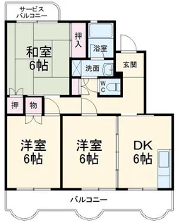 カサベルデ額田【3階】の間取り