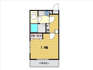 DEPT APARTMENT【2階】の間取り