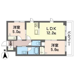 リラフォート アイナ【2階】の間取り