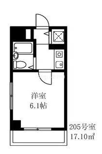 ドミトリーゴコー【2階】の間取り