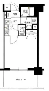 グリフィン新横浜・伍番館【4階】の間取り