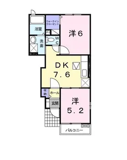 レイクサイドヴィラ【1階】の間取り