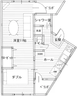 サンライズコーポ【2階】の間取り