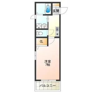 シャーメゾン岸里【1階】の間取り