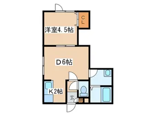 ケントハウスII【2階】の間取り