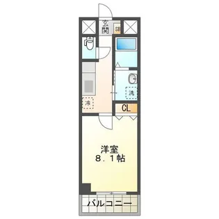 willDo四日市鵜の森【2階】の間取り