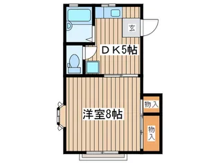 カ-サ茅ヶ崎【1階】の間取り
