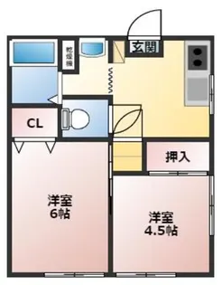 プリレ・カーサ【1階】の間取り