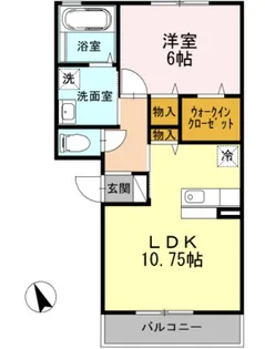 エトワールII【3階】の間取り