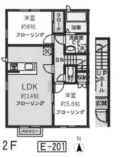 グリーンフォレスト【2階】の間取り
