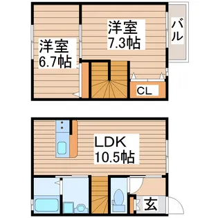 ブランミュールの間取り
