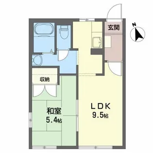 STハイツ【1階】の間取り