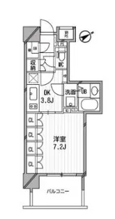 ライオンズシティ白金高輪【7階】の間取り