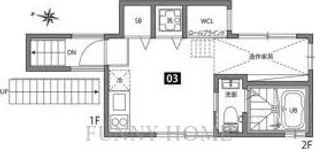 グランエッグス桜上水T【2階】の間取り