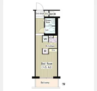ラフィーヌ芝公園【4階】の間取り