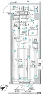 デュオステージ下落合【2階】の間取り