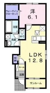 ライフランド【1階】の間取り