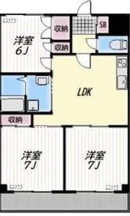 Flat I【3階】の間取り