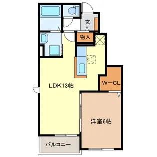 フローラI・II【1階】の間取り