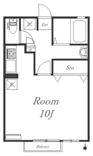 エチュード関口【1階】の間取り