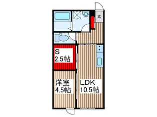 川上コーポ2【1階】の間取り