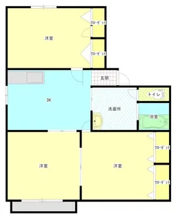 グランシャリオC棟【2階】の間取り