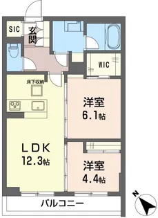 フェリシード野沢【1階】の間取り