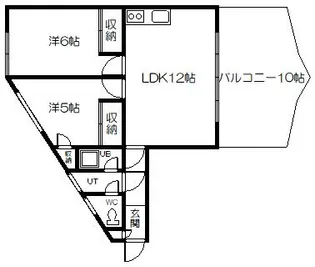 ハイツリバプール【2階】の間取り