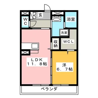 ルミナス【2階】の間取り