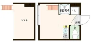 パークハイベリー 東蒲田【1階】の間取り