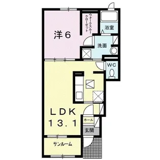 ブライトレーヴIII【1階】の間取り