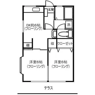 メゾン佐藤A【1階】の間取り