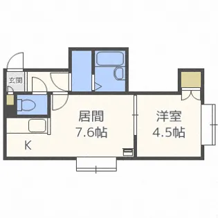 RS澄川【2階】の間取り