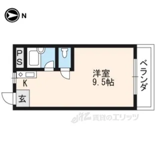 アスピリエきよみ【2階】の間取り