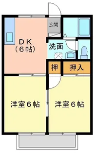 サンコーポ21【2階】の間取り