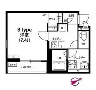 リブリ・スカイパル【3階】の間取り