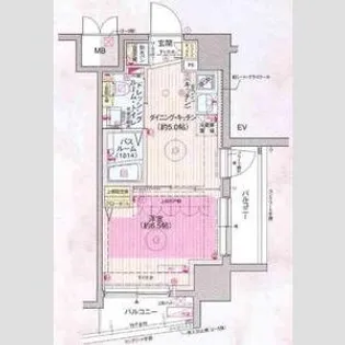 エステムプラザ飯田橋タワーレジデンス【4階】の間取り